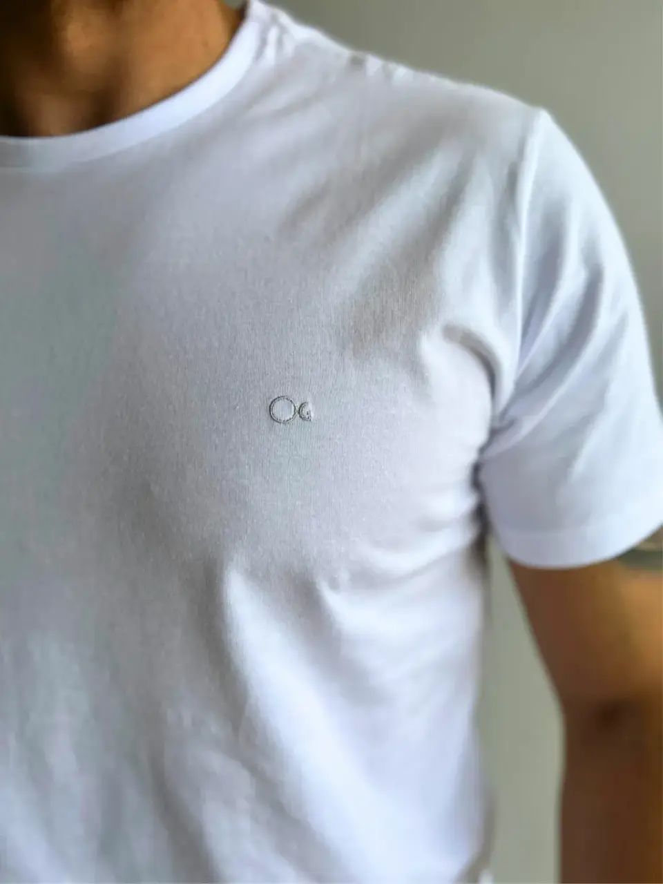 CAMISETA BRANCA BASICA OG (CAMISETA MC DEC RED SLIM)