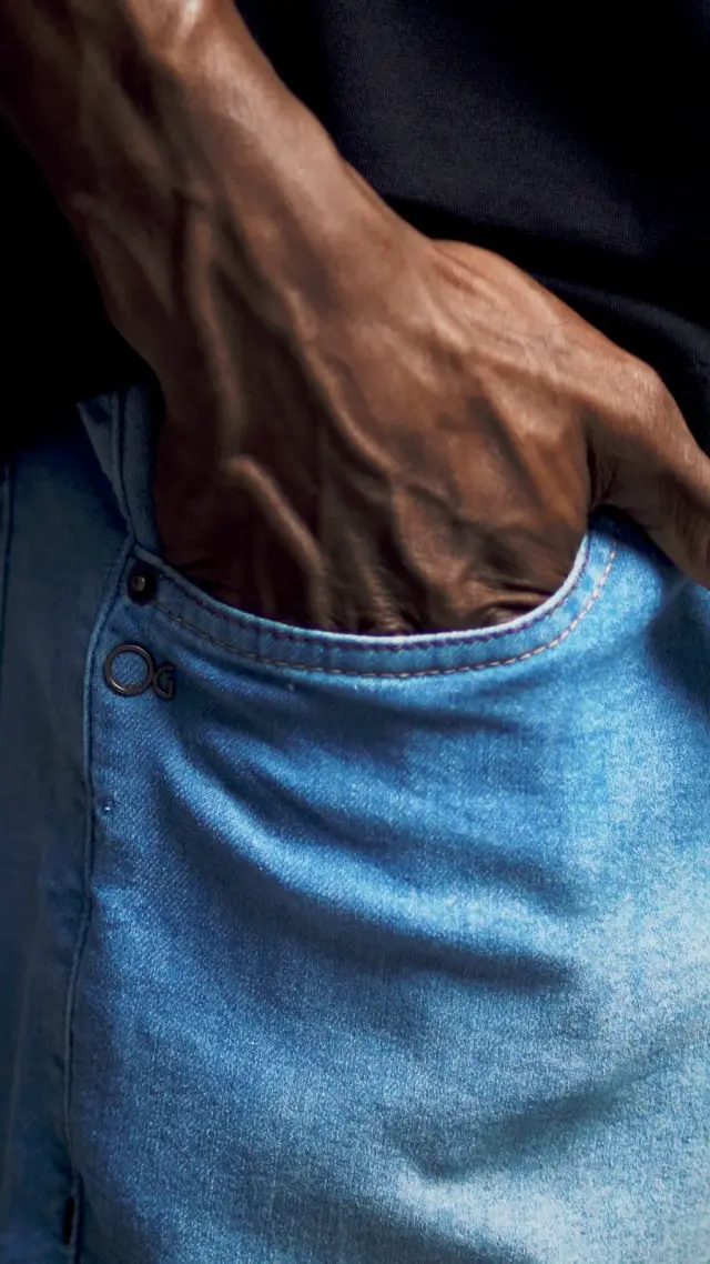 CALÇA JEANS SLIM CLARA OG EM FERRO (CALÇA 5 POCKET SLIM)