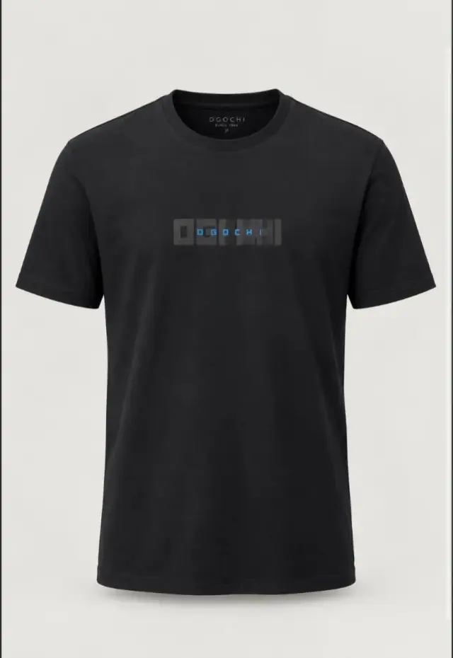 CAMISETA OGOCHI ESTAMPA AZUL SOBREPOSTA (CAMISETA MC DEC RED SLIM)