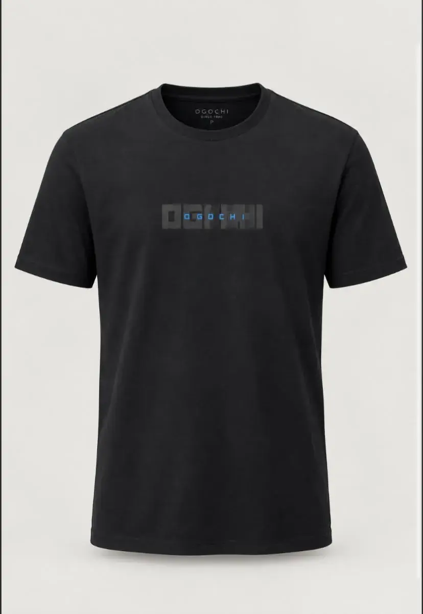 CAMISETA OGOCHI ESTAMPA AZUL SOBREPOSTA (CAMISETA MC DEC RED SLIM)